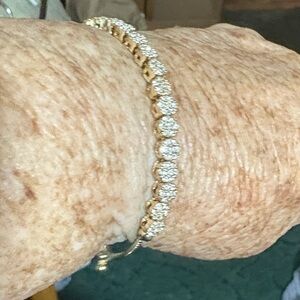 Dazzling Gold and Silver Bracelet